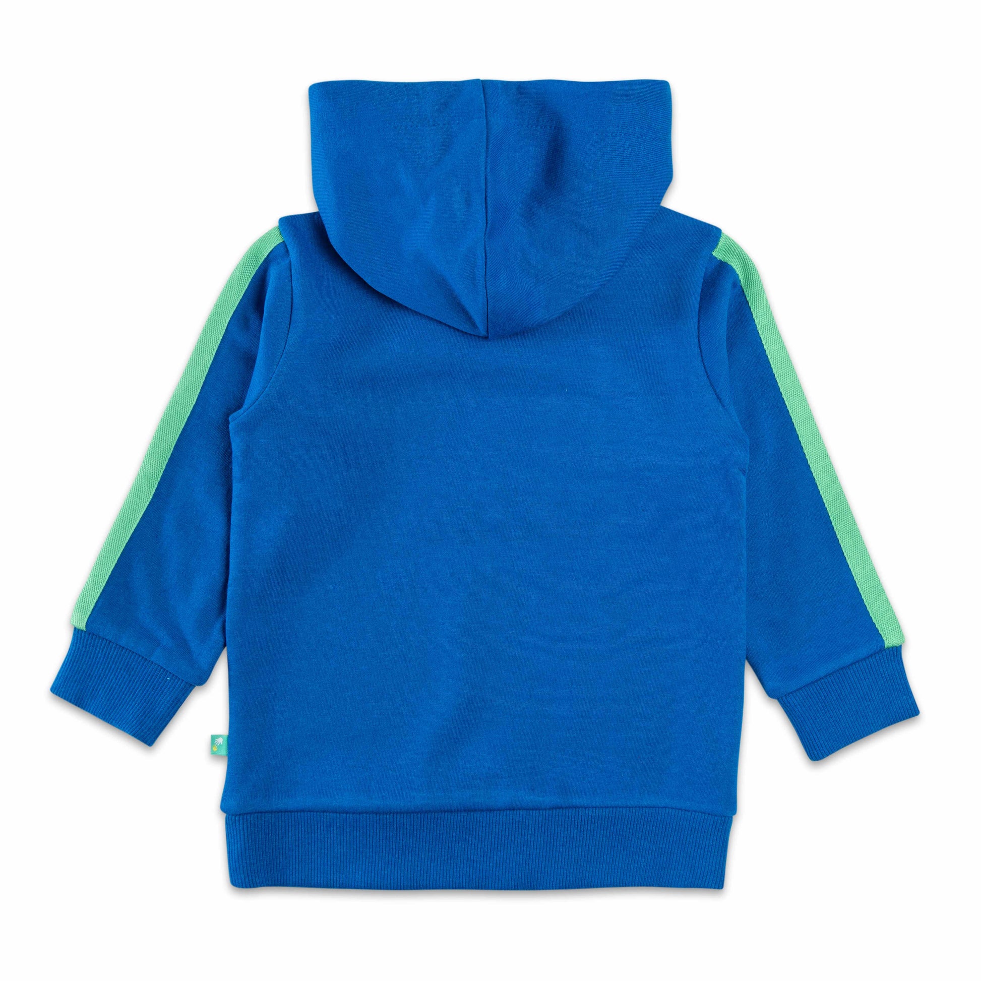 "Boys' Hoodie with University League Graphic and Contrast Grey Hood"