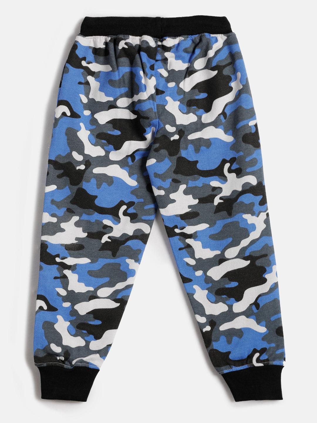 Boys Full Length Camouflage Printed Jogger Pant - Juscubs