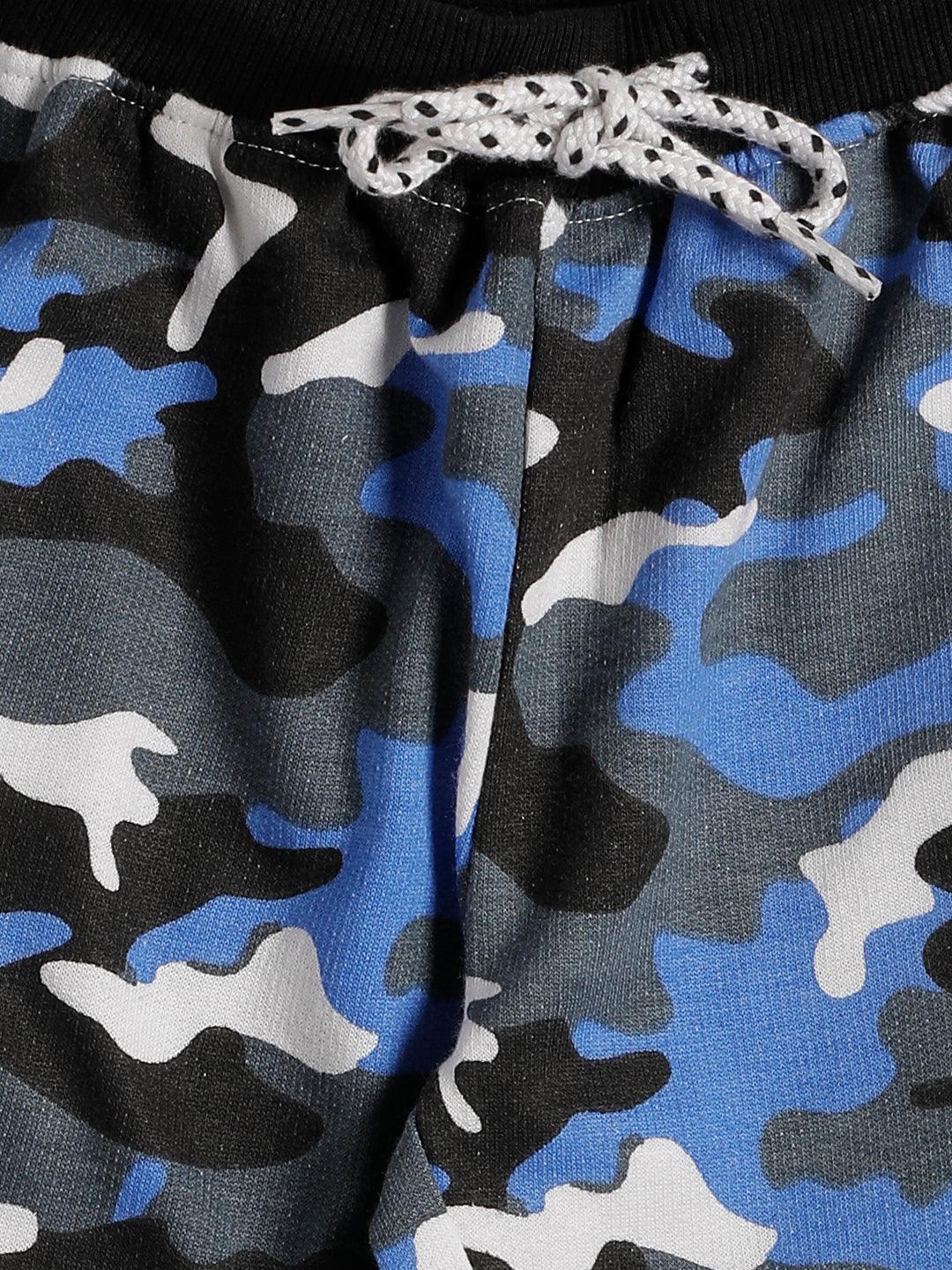 Boys Full Length Camouflage Printed Jogger Pant - Juscubs