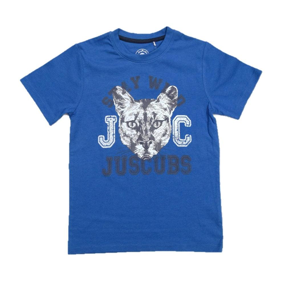 Boys Stay Wild Print T-Shirt - Juscubs