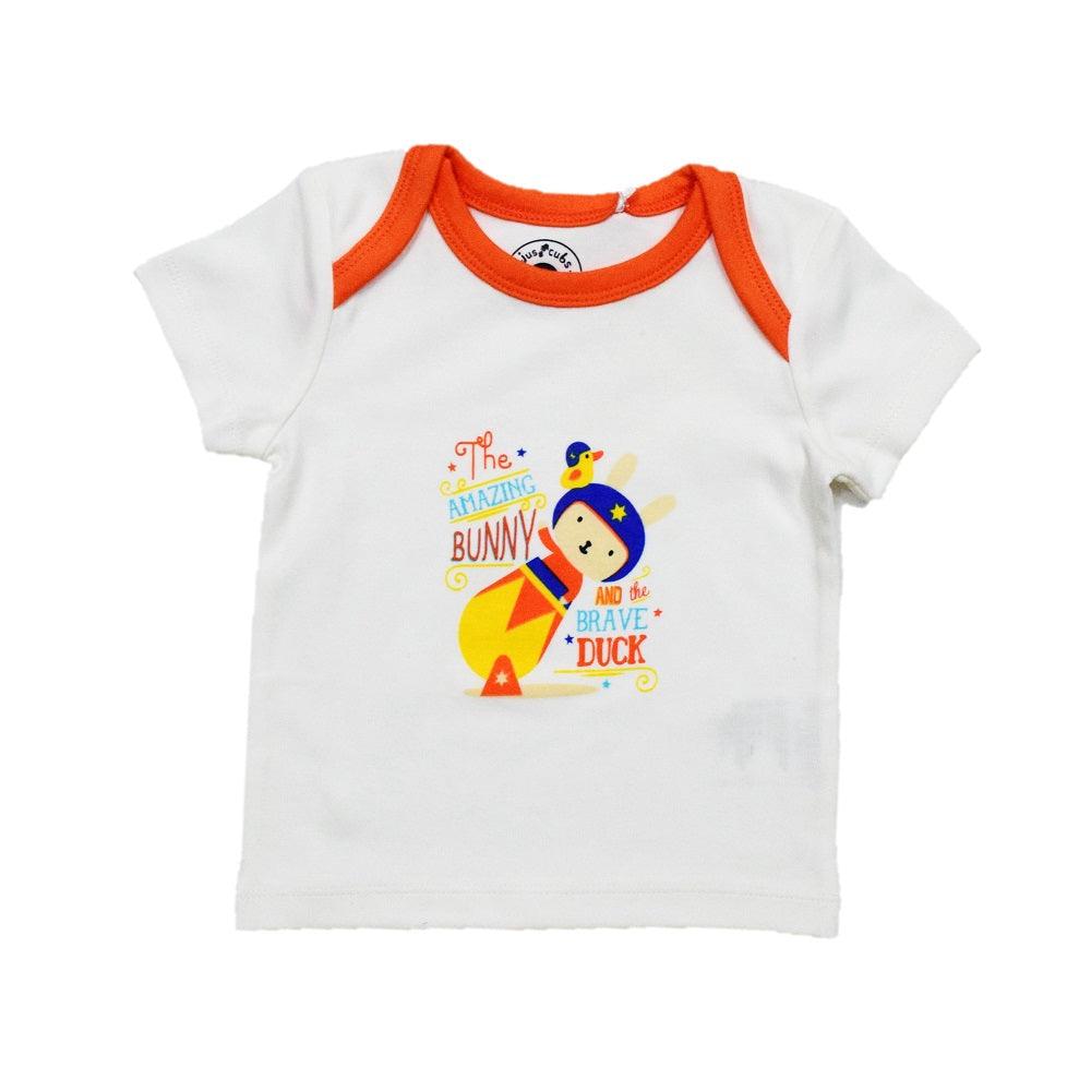 Boys  Stripe-Solid-T-Shirt Pack of 2