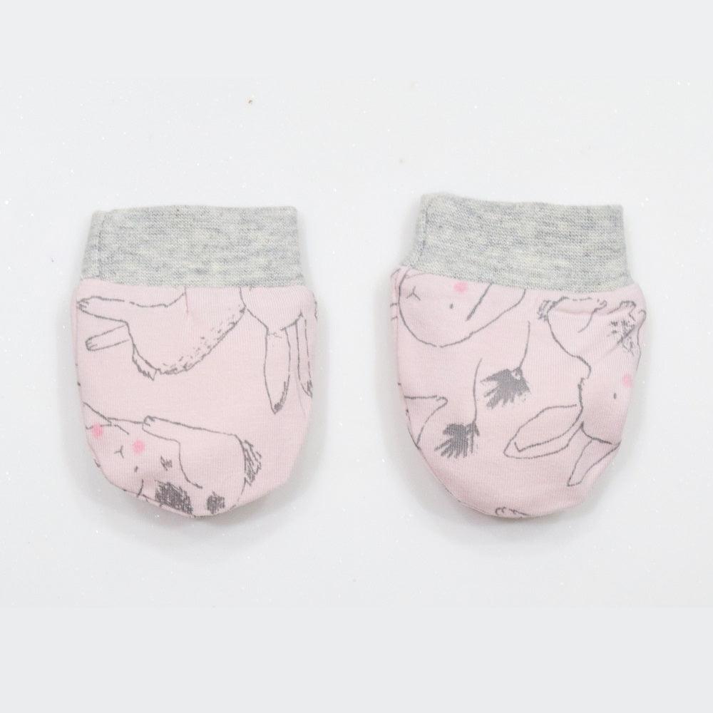 Cotton Printed Baby Gloves (Mittens) - Juscubs