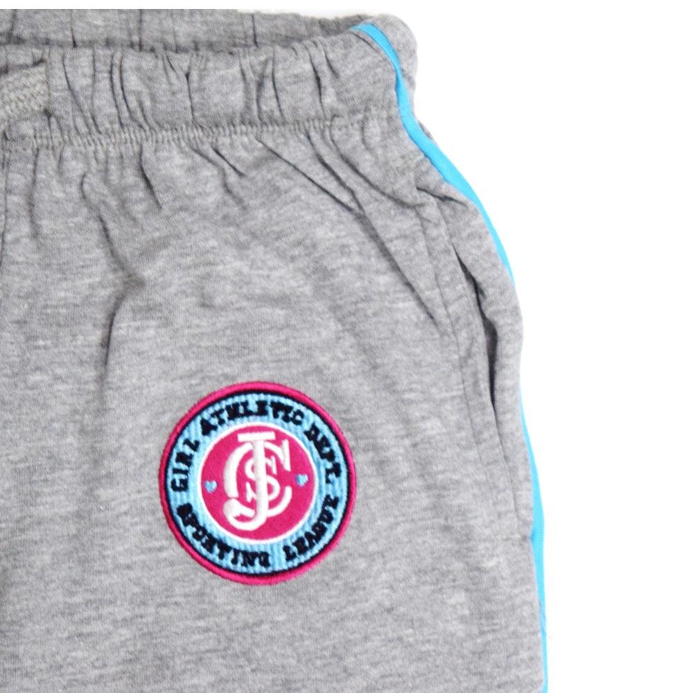 Girls Athletic Dept Patch Embroidery Track Pant - Juscubs