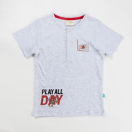 JusCubs Boys Half Sleeve  Printed T-Shirt