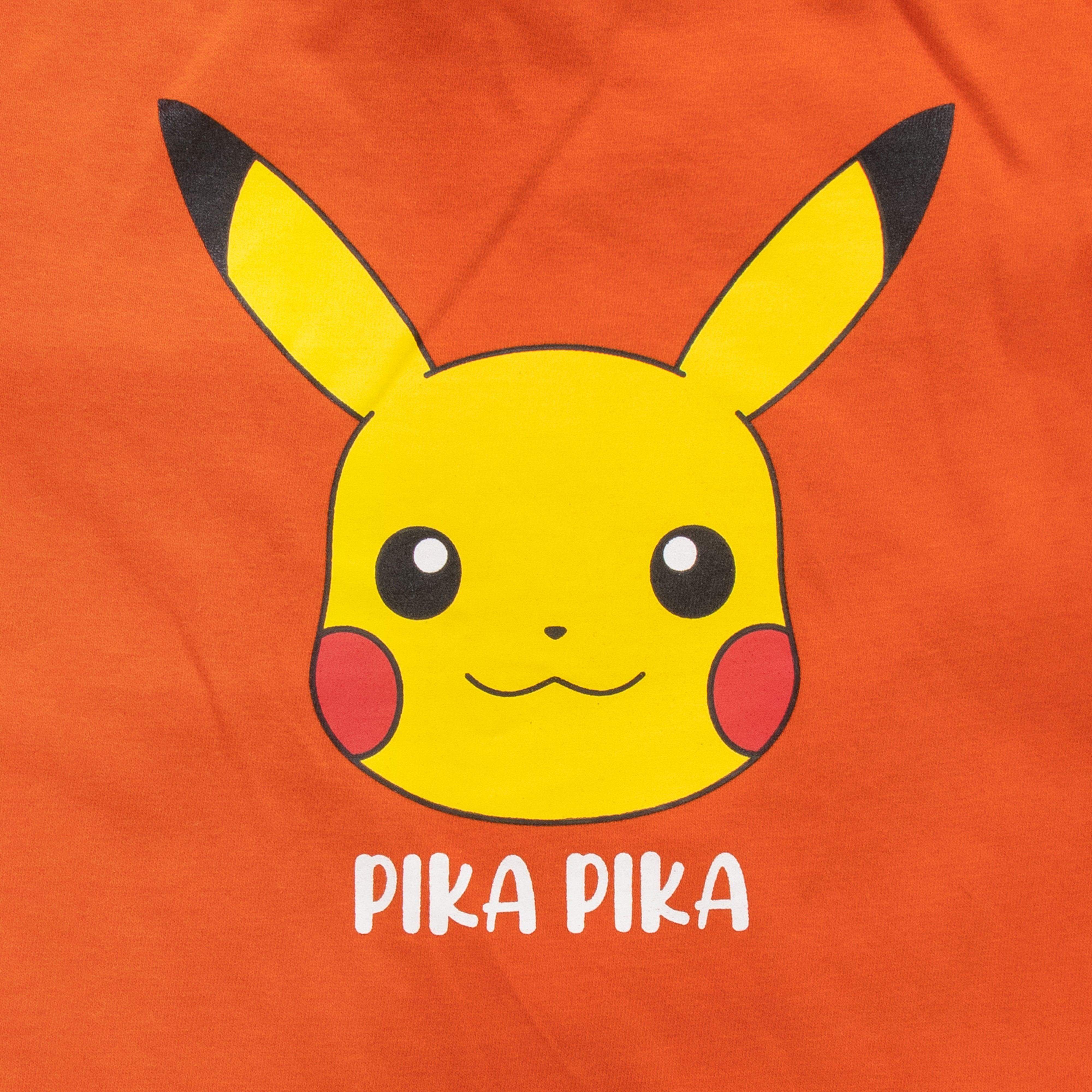 Pokemon Girls Half Sleeve Combo T-Shirt - Pink & Orange - Juscubs