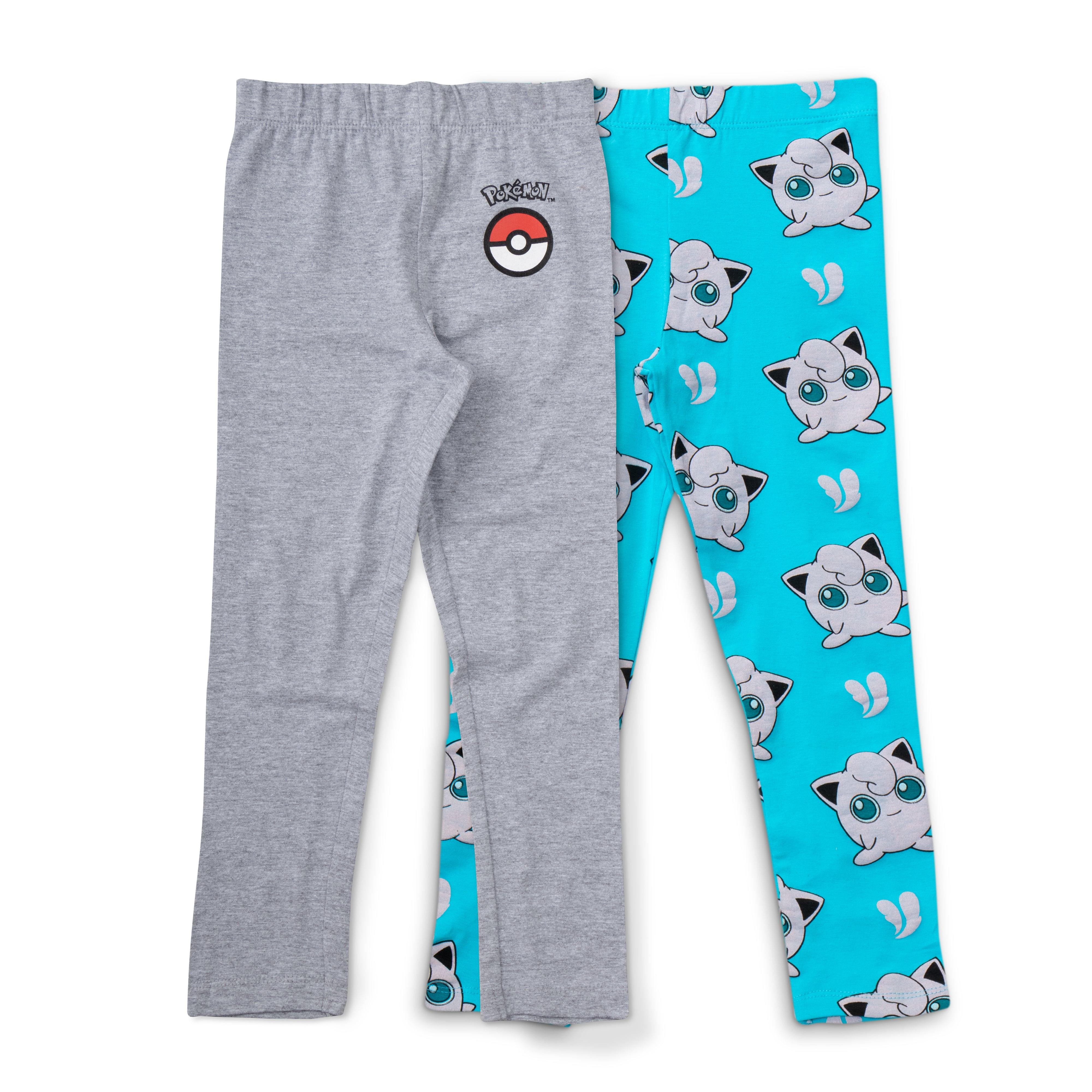 Pokemon Leggings Grey & Blue AOP Combo - Juscubs