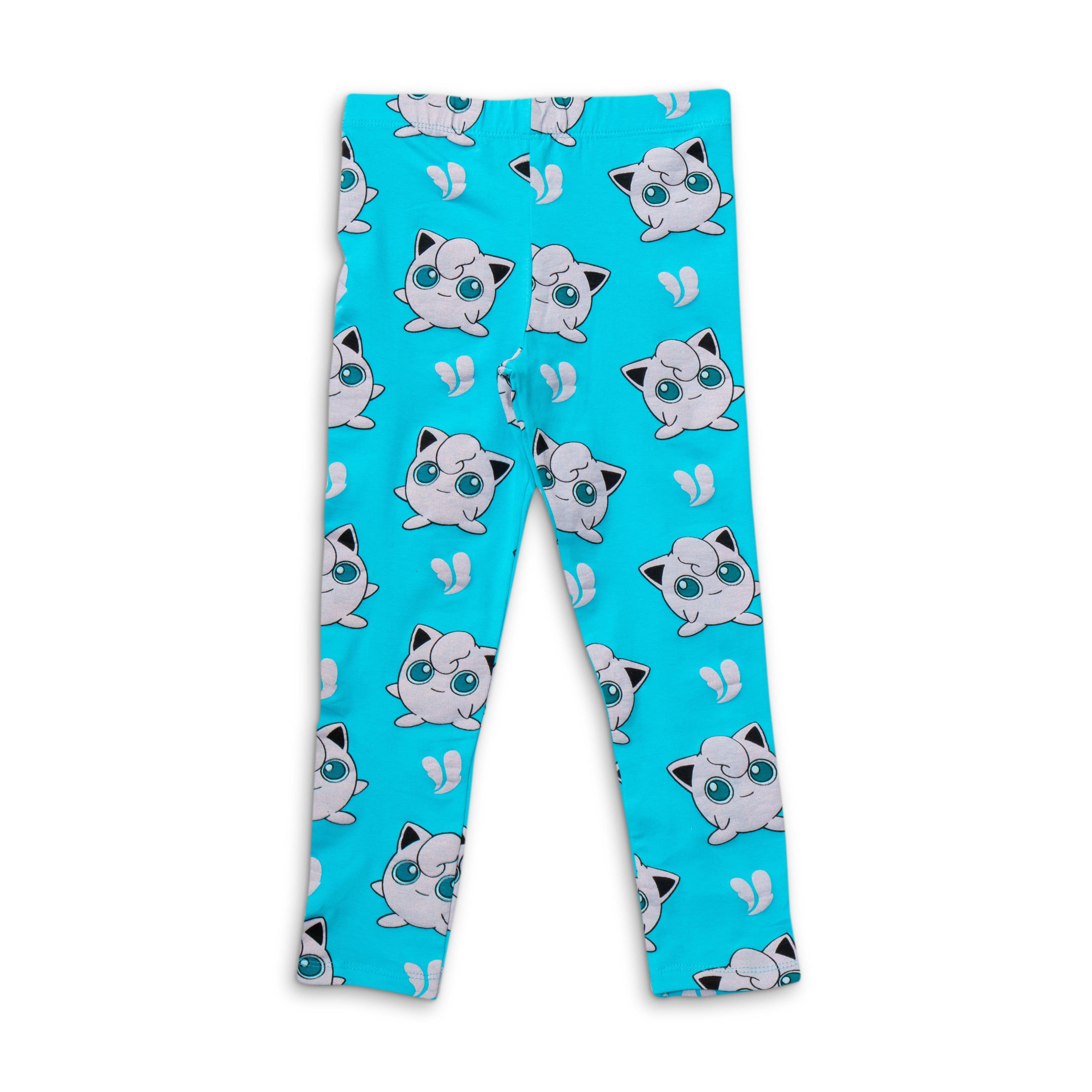 Pokemon Leggings Grey & Blue AOP Combo - Juscubs