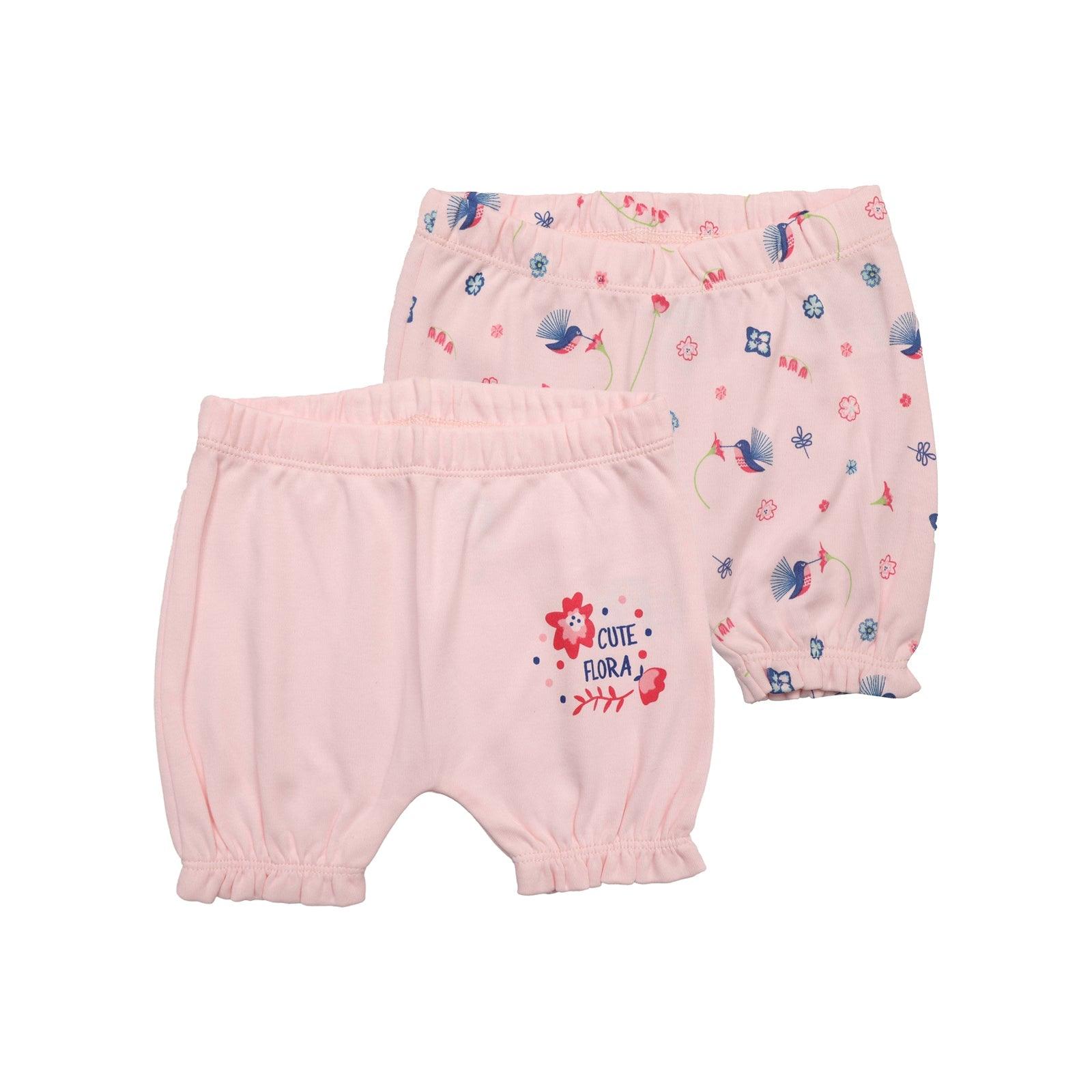 Printed Baby Shorts Pack of 2 - Juscubs