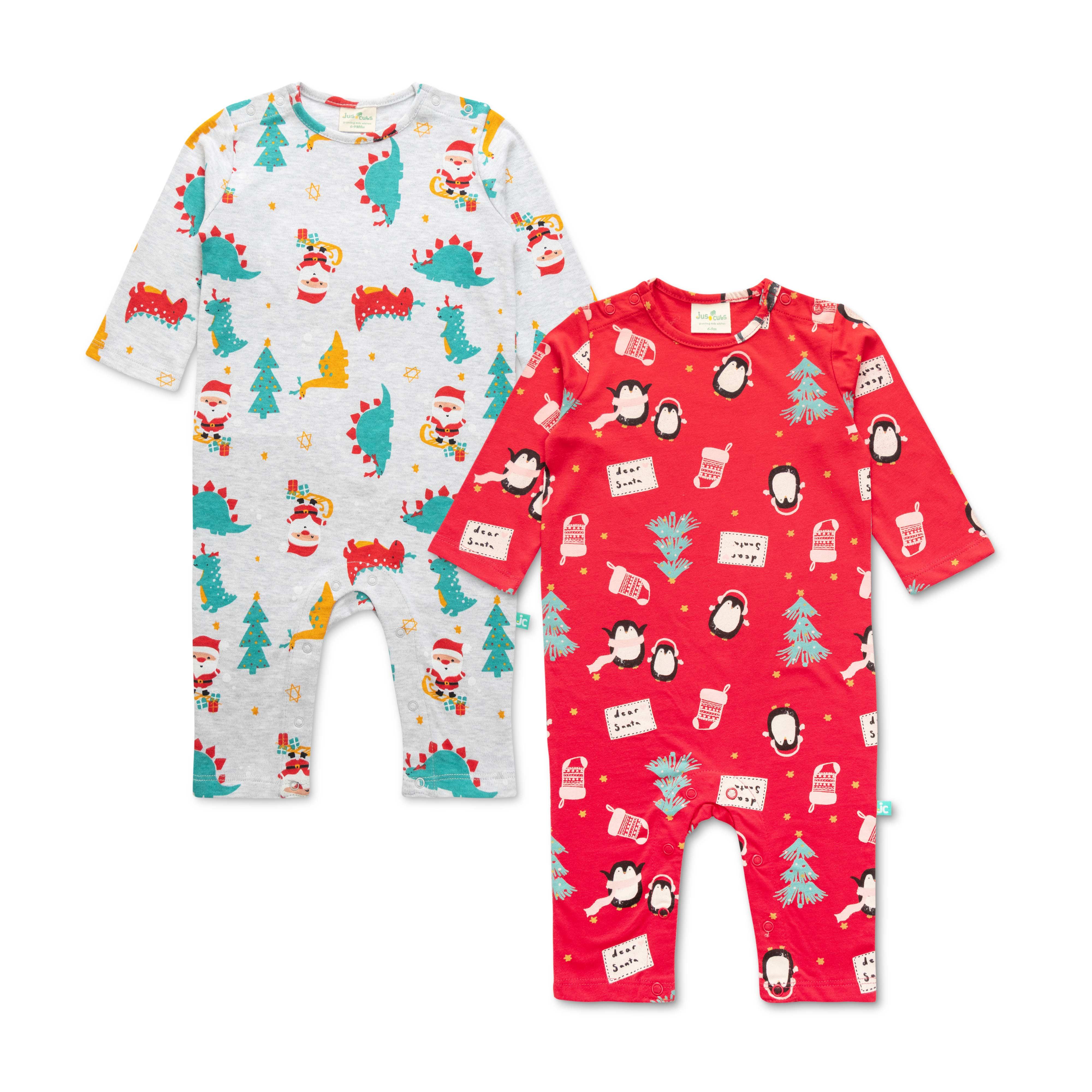Unisex All Over Printed Rompers Pack Of 2 - Juscubs